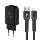 Kit compatível com Carregador Turbo Slim com Cabo Dual Shock Lightning iPhone iPad MFI Gshield