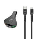 Kit compatível com Carregador Veicular Tank e Cabo Dual Shock Lightning Gshield