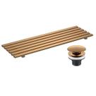 Kit Complementar para Cubas L131 e L1044 com Grelha e Válvulas Gold Matte - 2013.GL.MT Kit Complementar para Cubas L131 e L1044 com Grelha e Válvulas Gold Matte - 2013.GL.MT