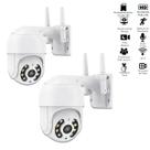 Kit Completo 2 Câmeras De Segurança Interna E Externa Smart IP66 Wifi Icsee Mini Dome Full Hd Premium