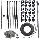 Kit Completo 20 und - Microaspersor Bailarina Estaca 1 metro - Ideal para Estufas, Hortas e Jardins