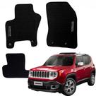 Kit Completo 3 Peças Tapete Automotivos Específico Jeep Renegade 2015 a 2023 - CGW1310