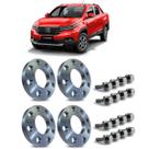 Kit Completo 4 Espaçador De Rodas Strada 2021 Em Diante Kit Completo 4 Espaçador De Rodas Strada 2021 Em Diante
