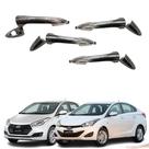 Kit Completo 4 Maçaneta Externa Cromada Hb20 Hb20s Até 2019 F103