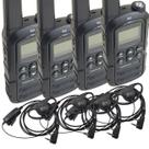 Kit Completo 4 Rádios RC4002 g2 intelbras com Fone Concha