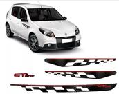 Kit Completo Adesivo Fibra De Carbono Gt Line Sandero