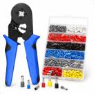 Kit Completo Alicate Crimpador Catraca 800 Terminais Ilhós Tubulares de 0,25 a 10mm Conexões Seguras Crimpar Eletrecista