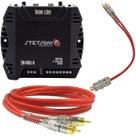 Kit Completo Amplificador Com Cabo 1m Rca E Cabo Y 400 Pro