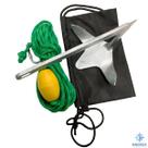 Kit Completo Âncora Bruce Aço Galvanizado 2kg Jet Ski Barco Caiaque