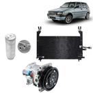 Kit Completo Ar Condicionado Uno Fire! Condensador + Compressor + Filtro