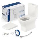 Kit Completo Bacia Com Caixa Acoplada Beige Incepa