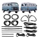 Kit Completo Borracha Porta Motor Canaleta Kombi Carat 97/13