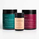 Kit Completo Brainjuice Suplemento All In Greens, Pré Treino Natural Fire e Multivitamínico Optimize Kit Completo Brainjuice Suplemento All In Greens, Pré Treino Natural Fire e Multivitamínico Optimize