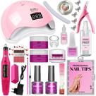 Kit Completo Cabine Sun 5 48W Lixadeira Elétrica Caneta - Envio Imediato A36