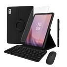 Kit Completo Capa Case Teclado Mouse Película Caneta Para Tablet Lenovo Tab M9 9Polegadas