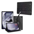 Kit Completo Capa + Teclado + Película + Para Galaxy Tab A9 11 Polegadas - Preto
