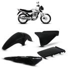 Kit Completo Carenagem CG 150 Titan 2004 2005 2006 2007 2008 Preto 5 Peças Kit Completo Carenagem CG 150 Titan 2004 2005 2006 2007 2008 Preto 5 Peças