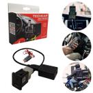 Kit Completo Carregador USB Veicular Para Celular Tomada Painel Automotivo Com Cabo Carregamento Turbo 12V Taxi Uber 99 GPS Aplicativo - Techcar