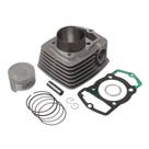 Kit Completo Cilindro Pistão Junta Kmp Premium Anel Rik Cbx 200 Strada Xr 200 Nx 200