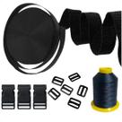 Kit Completo Cinta 10m Fechos Reguladores E Linha Poliamida