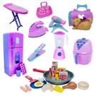Kit Completo Comidinhas Cachorro Geladeira Frigideira 31pç