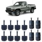 Kit Completo Coxim Cabine Carroceria 5cm Elevar Silverado Kit Completo Coxim Cabine Carroceria 5cm Elevar Silverado