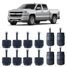 Kit Completo Coxim Cabine Carroceria 7cm Elevar Silverado