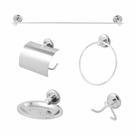Kit completo de acessorios 5 pecas standard para banheiro - ICTUS METAIS