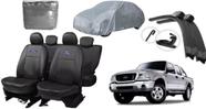 Kit Completo de Capa de Couro Ranger 01-13 + Capa de Cobrir + Limpador de Parabrisa para Seu Carro