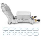 Kit completo de carcasa para filtro de aceite y enfriador de aceite de aluminio para motor 3.6L 926-959