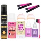 Kit Completo de Cola para Renda Dolahair Marrom Claro Kit Completo de Cola para Renda Dolahair Marrom Claro