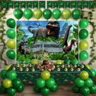 Kit Completo de Decoração de Festa de Dinossauro KAIFTEK para Crianças Kit Completo de Decoração de Festa de Dinossauro KAIFTEK para Crianças