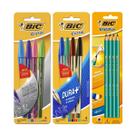 Kit Completo de Escrita BIC Canetas e Lápis com 12 peças
