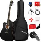 Kit Completo de Guitarra Elétrica Acústica Vangoa para Canhotos