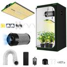 Kit Completo de Invernadero MELONFARM 2x2, Luz LED de Espectro Completo 70W Kit Completo de Invernadero MELONFARM 2x2, Luz LED de Espectro Completo 70W