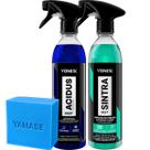 Kit Completo de Limpeza Automotiva Acidus e Sintra Vonixx Limpeza Ácida e Alcalina para Rodas, Plásticos e Chassi