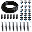 Kit Completo de Micro Aspersão 138 LPH 10 Unidades - Irrigação Eficiente para Jardins, Hortas e Estufas