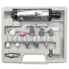 Kit completo de mini retífica pneumática com maleta e esmerilhadeira profissional