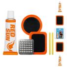 Kit Completo de Reparo Emergencial Compacto para Câmara de Ar e Pneu de Bike Remendos Completo Kit Completo de Reparo Emergencial Compacto para Câmara de Ar e Pneu de Bike Remendos Completo