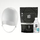 Kit Completo Descoloração Touca Silicone Regulagem + Yamá Pó Black Carbon 9 Tons 300g + Ox 30Vol