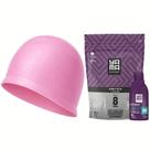 Kit Completo Descoloração Touca Silicone Romana + Yamá Pó Ametista 8 Tons 300g + Ox 30Vol