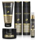 Kit Completo Elixir Ouro Lakkoa Sh Cond Masc Serum Leave In