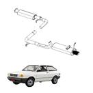 Kit Completo Escapamento Gol 1.6 1994 1995 1996 Ponteira
