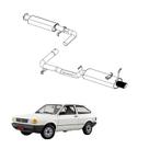 Kit Completo Escapamento Gol 1.6 1994 1995 1996 Ponteira