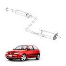 Kit Completo Escapamento Gol G2 1.0 Special 1998 a 2005 Aço