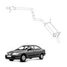 Kit Completo Escapamento Megane 1.6 8V 16V 1998 a 2000 Aço