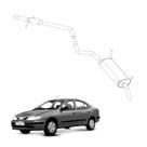 Kit Completo Escapamento Megane 2.0 8V 16V 1998 a 2000 Aço