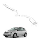 Kit Completo Escapamento Stilo 1.8 Flex 2006 a 2011 Aço