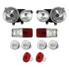 Kit Completo Farol L200 Sport Outdoor Savana Pajero Tr4 04/