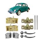 Kit Completo Fechadura Comando Batente Maçaneta Porta Fusca